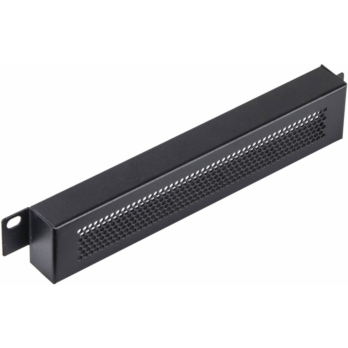 Odyssey Innovative Designs Half Rack Mountable and Raised Security 1U Panel Odyssey raised security panels deter unauthorized persons from tampering with the rack gear they cover. In addition, the large perforation design allows you to visually confirm the setting configurations of your gear without removal while also providing airflow for ventilation.