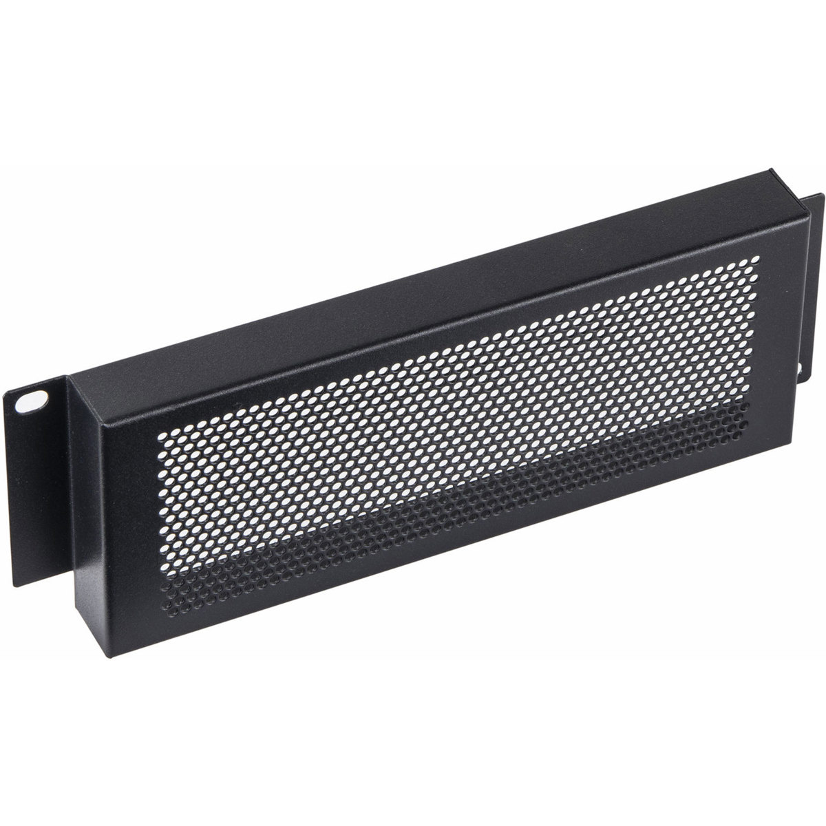Odyssey Innovative Designs Half Rack Mountable and Raised Security 2U Panel Odyssey raised security panels deter unauthorized persons from tampering with the rack gear they cover. In addition, the large perforation design allows you to visually confirm the setting configurations of your gear without removal while also providing airflow for ventilation.