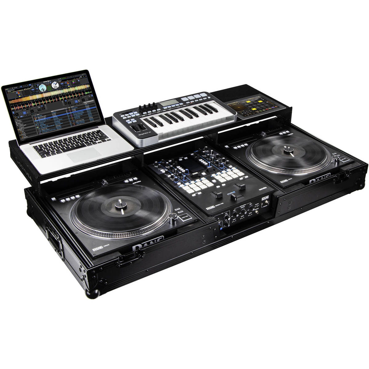 

Odyssey Innovative Designs Black Label DJ Coffin Glide Style Case, Wheels