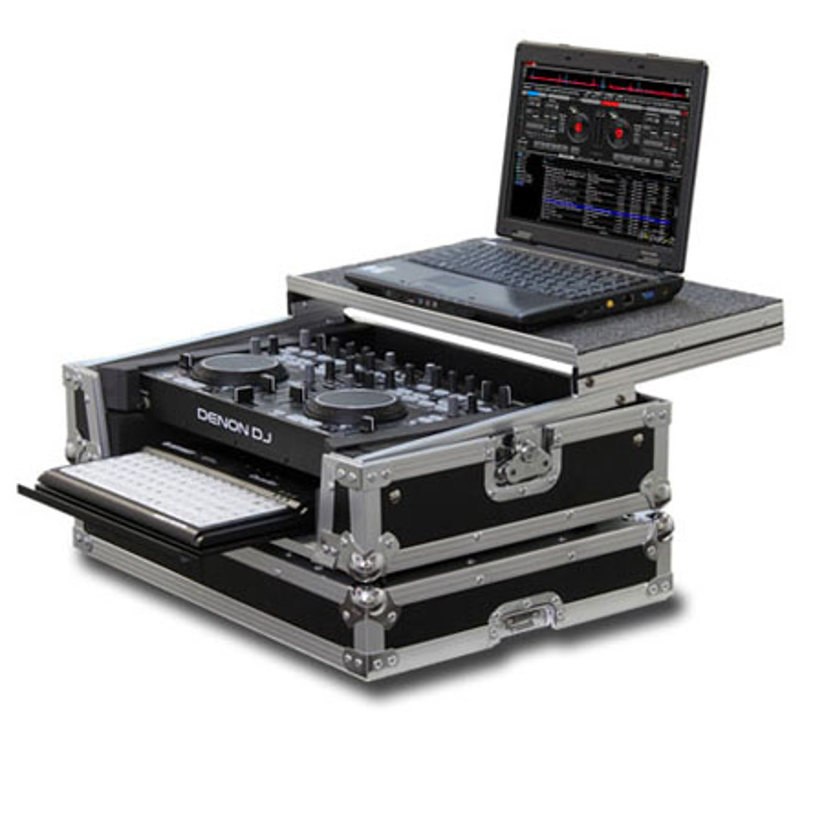 

Odyssey Innovative Designs Odysseyy Denon DN-MC3000/DN-MC6000 DJ Controller Flight Ready Glide Style Case