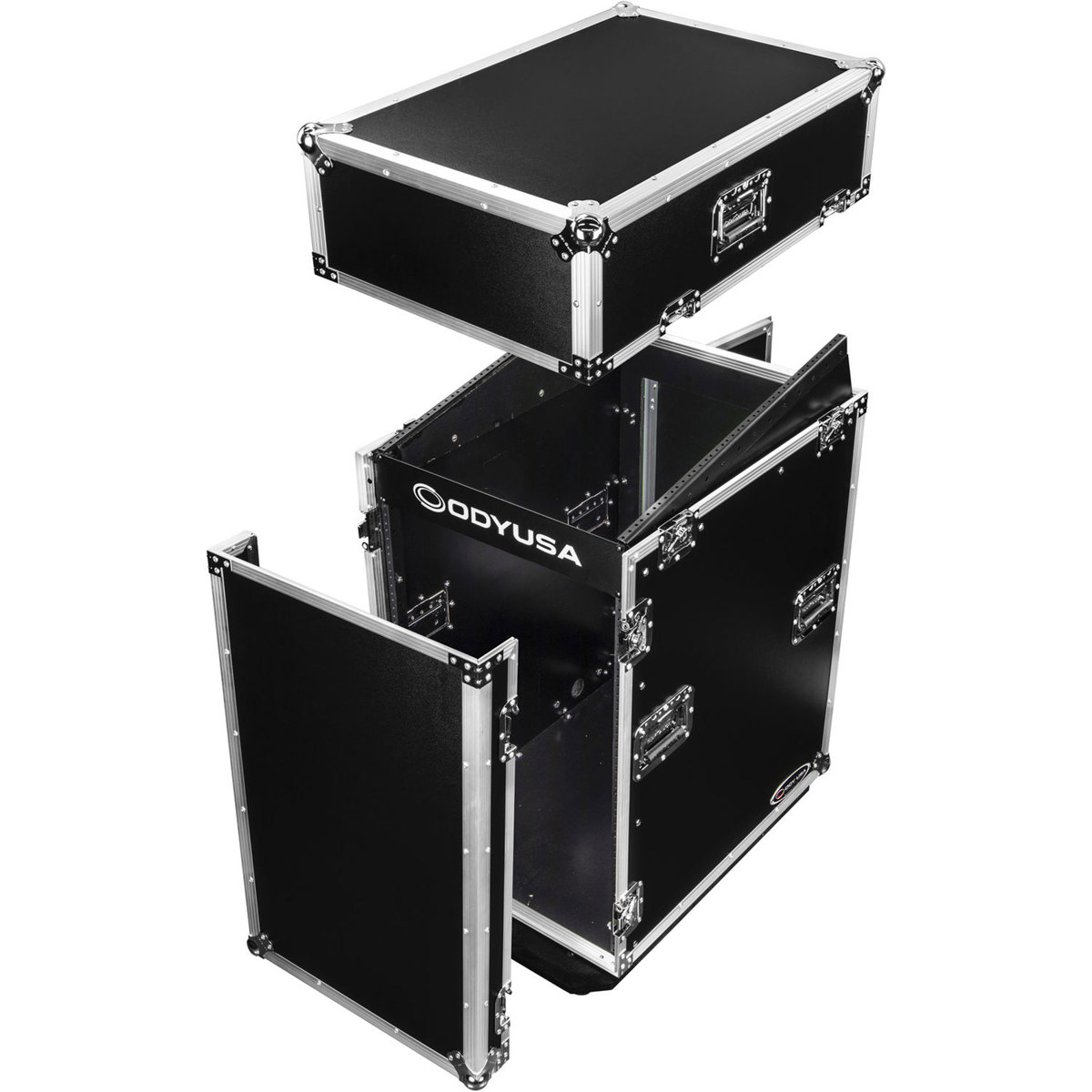 

Odyssey Innovative Designs ATA Pro Combo Rack with Casters, 14U Over 16U