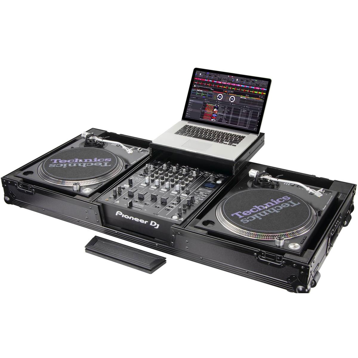 Image of Odyssey Innovative Designs Coffin for 12&quot; DJ Mixer &amp; 2 Turntables