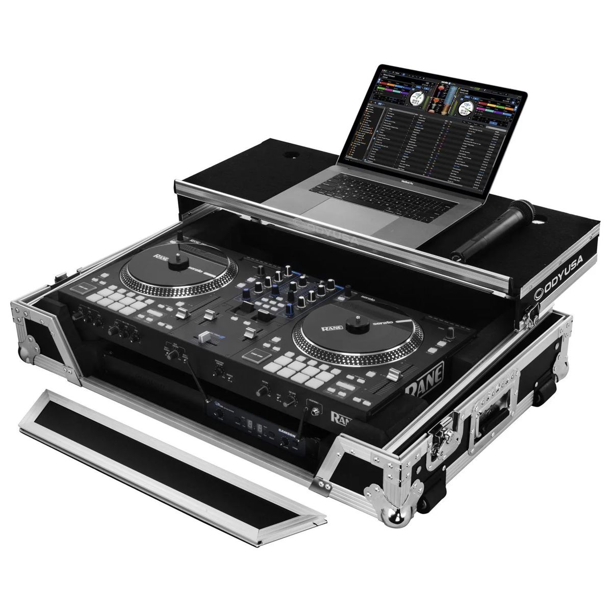 

Odyssey Innovative Designs Rane One Flight Case w/1U Rack Space & Glide Platform