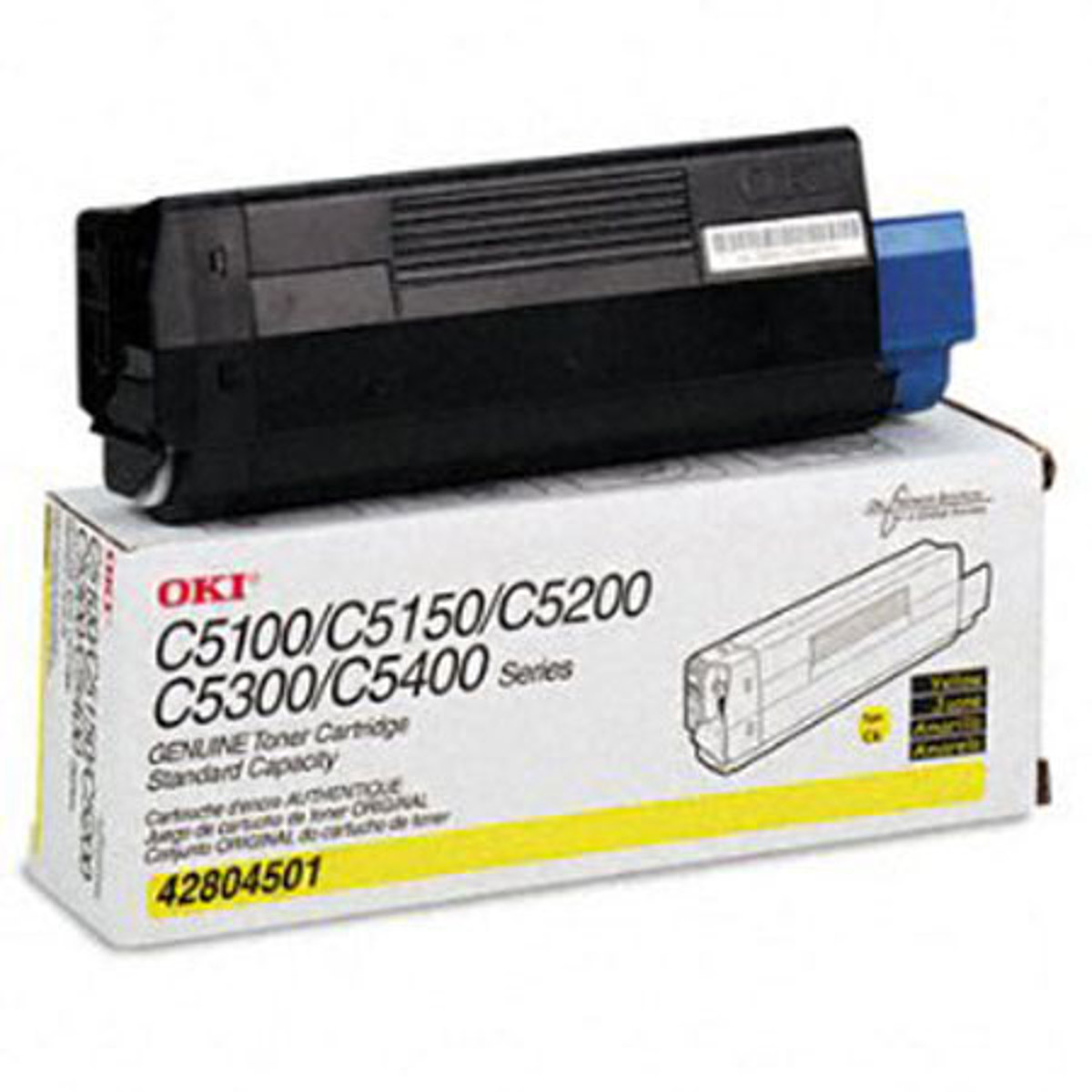 

OKI Data 42804501 Yellow Toner Type C6 Cartridge