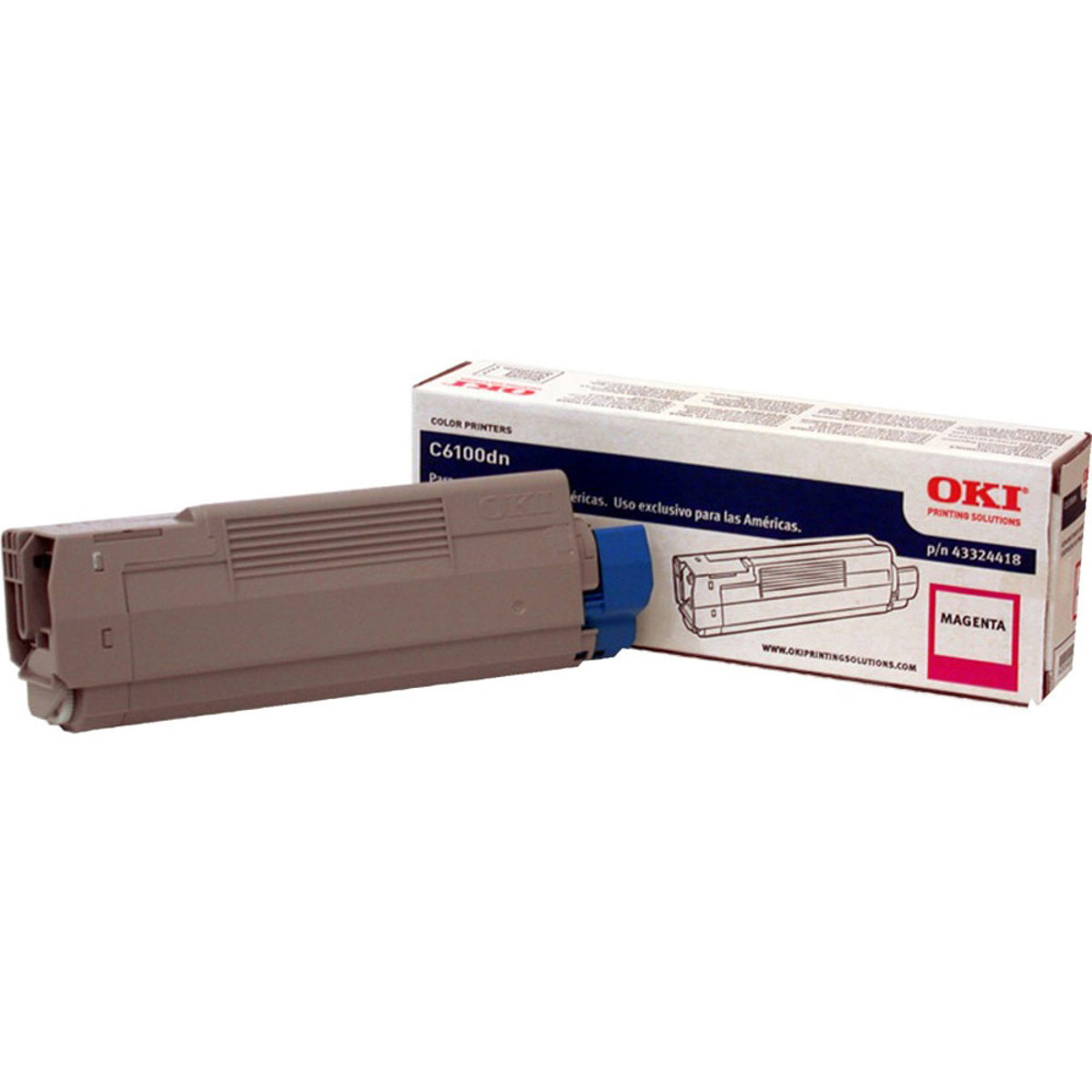 

OKI Data 43324418 Magenta Toner, C6100/C5550n/MC560MFP