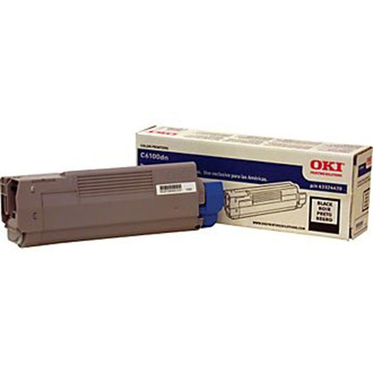 

OKI Data 43324420 Black Toner, C6100/C5550n/MC560MFP