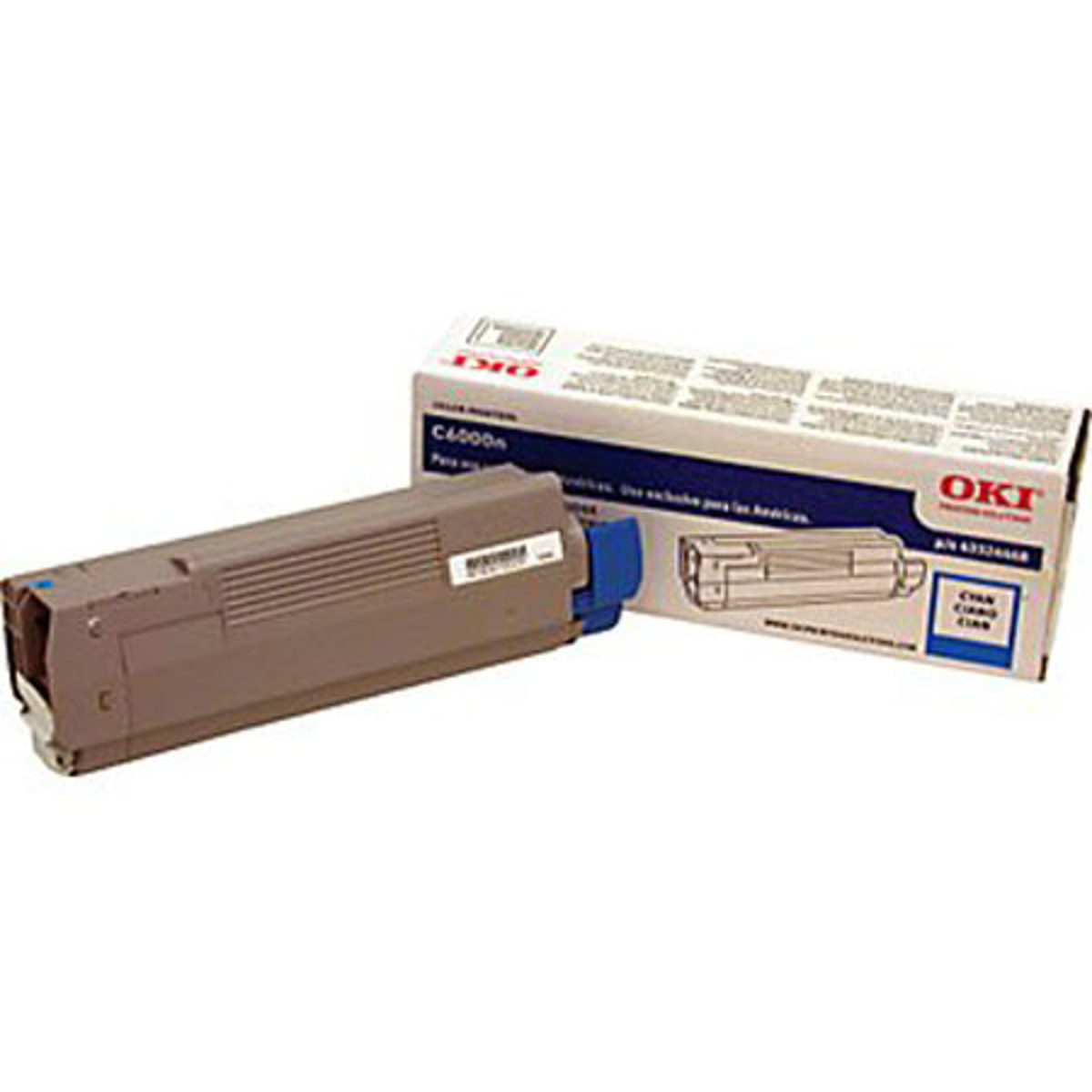 

OKI Data 43324468 Cyan Toner for C6000/C6050n Printers