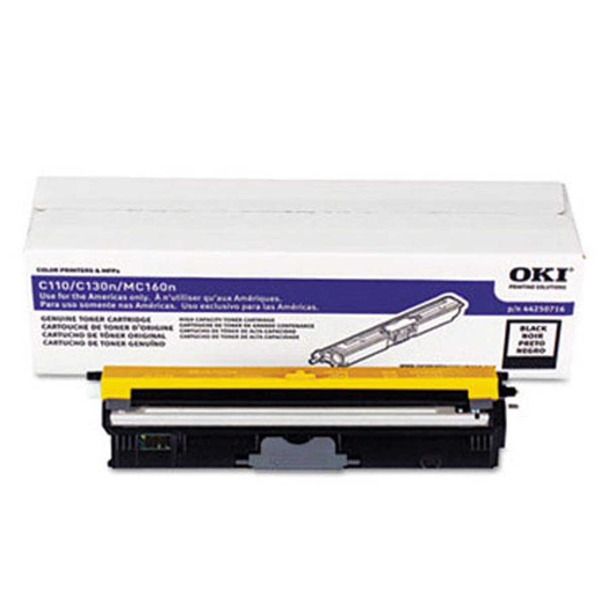 

OKI Data 44257016 High Capacity Toner Cartridge for C110, C130n, MC160 Printers