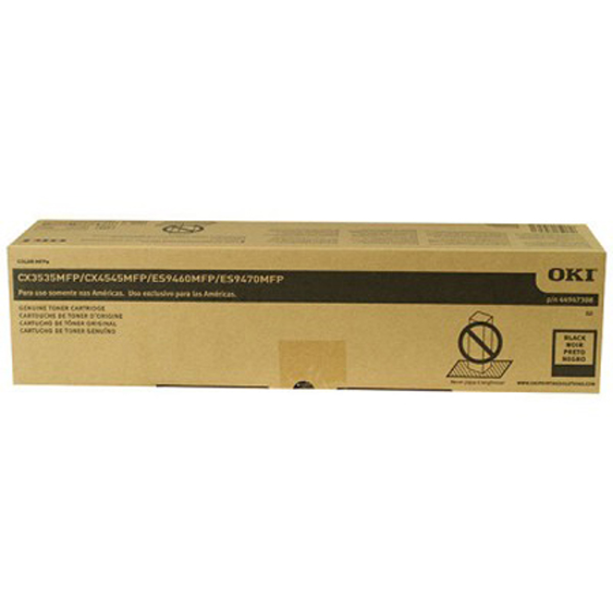 

OKI Data D2 Black Toner Cartridge for CX3535/CX4545 Series, 34200 Pages Yield