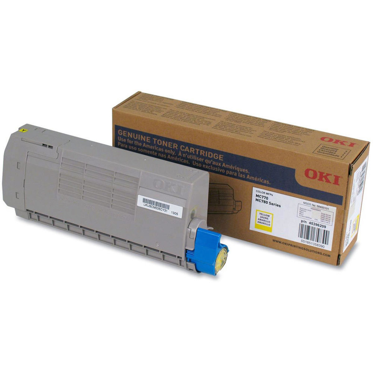 

OKI Data Yellow Laser Toner Cartridge for MC770/MC780/MC780F/MC780FX Printers