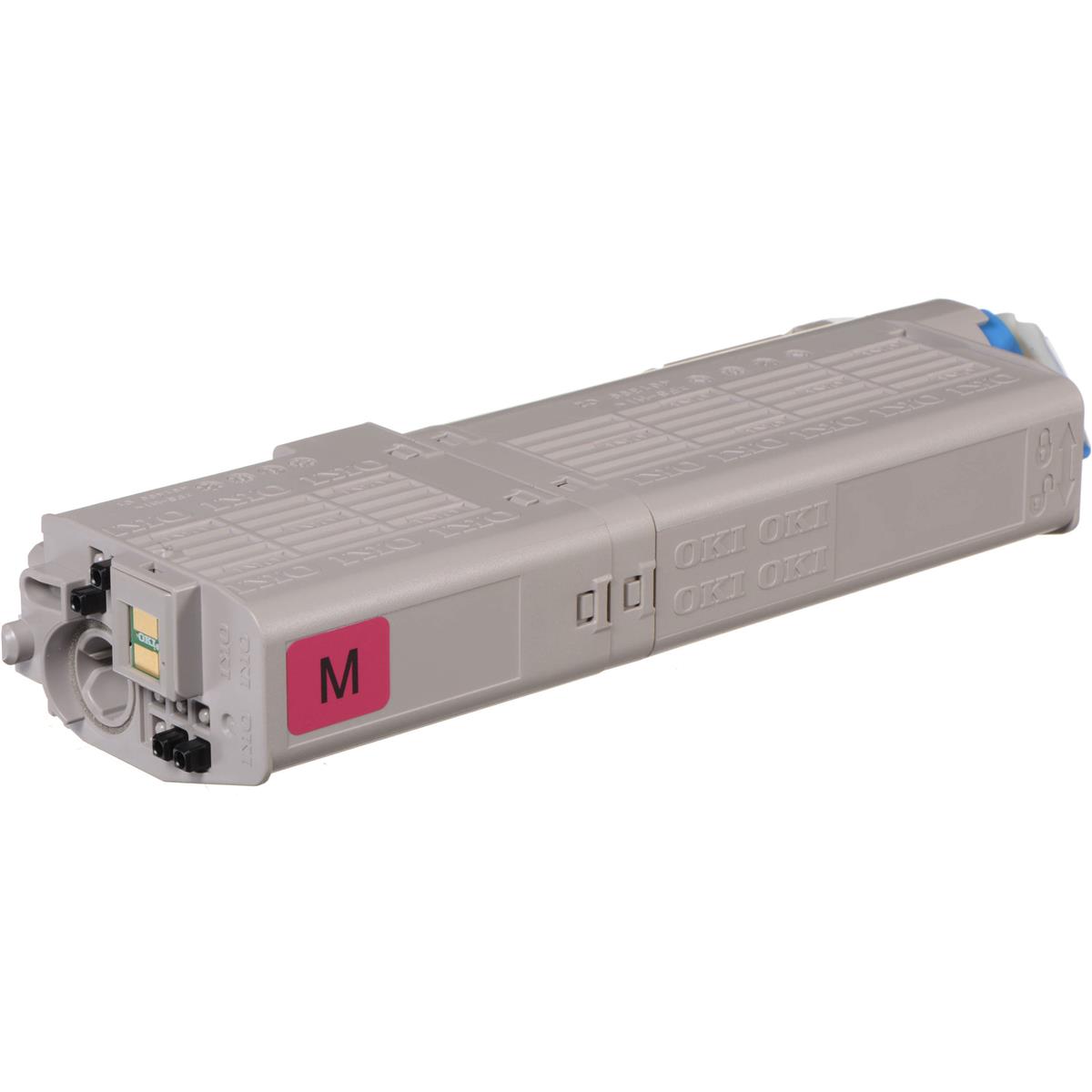 OKI Data Magenta Toner Cartridge for C532dn & MC573dn Printer, 6000 Pages Yield -  46490602