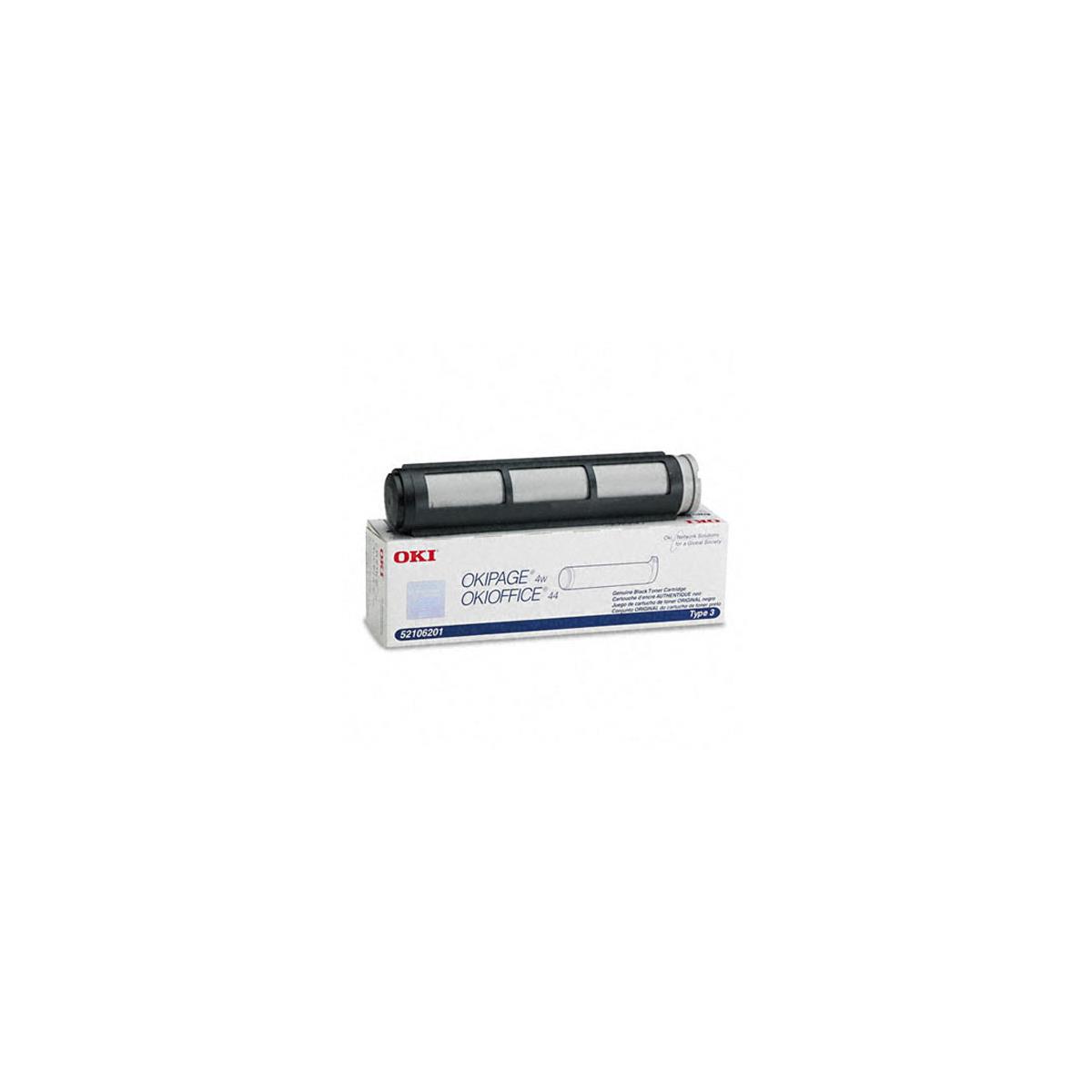 Image of OKI Data 52106201 Black Toner Cartridge for OKI DataPage 4w
