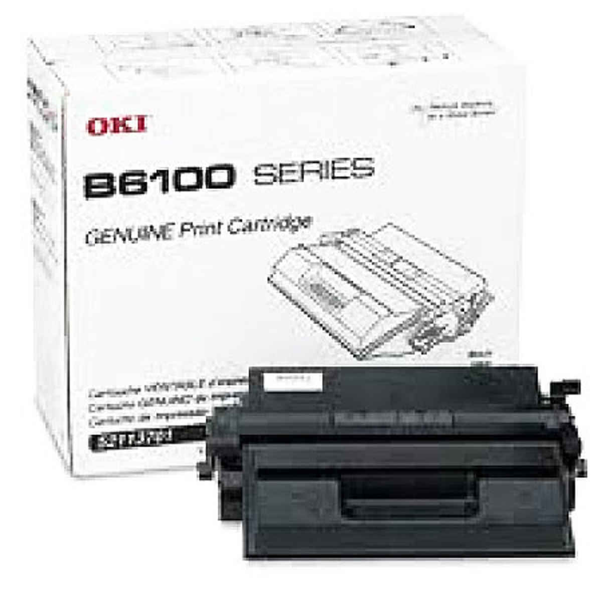 

OKI Data 52113704 Black Toner Cartridge for B6100