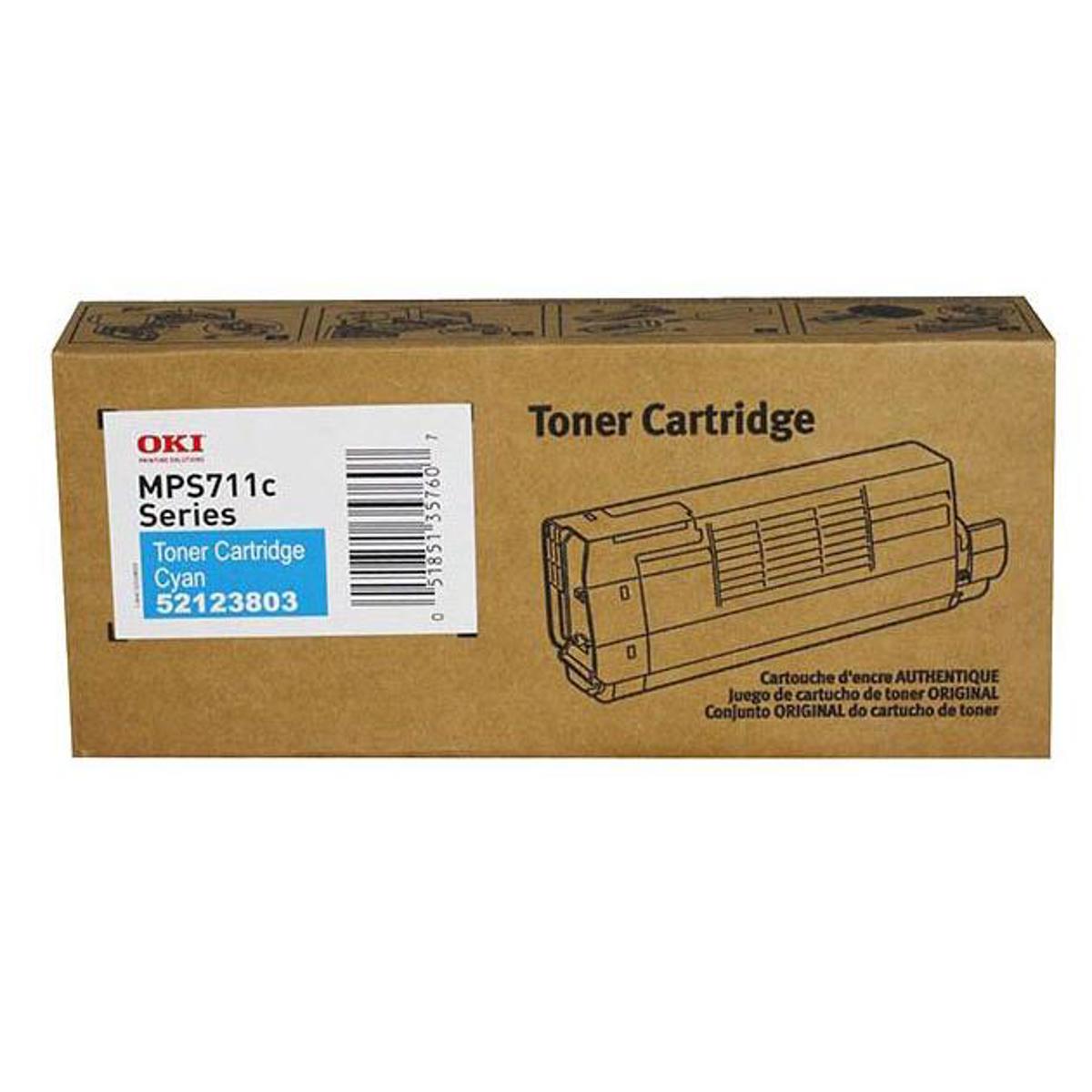 

OKI Data OKi Data 52123803 Laser Toner Cartridge for MPS711C Printers, Cyan