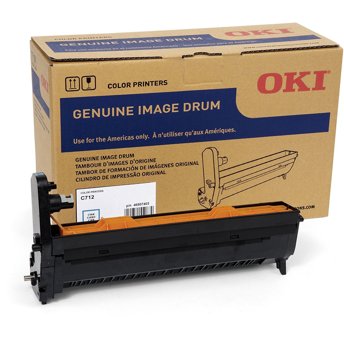

OKI Data Image Drum for C712dn and 712n Printers, Cyan