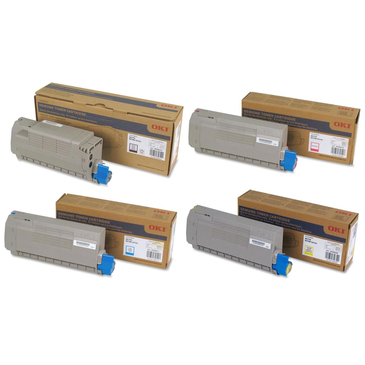 

OKI Data Toner Cartridge Bundle F/MC770/MC780 Series Printers