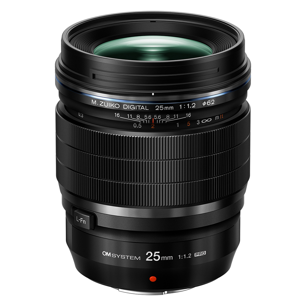 

OM SYSTEM M.Zuiko Digital ED 25mm f/1.2 PRO Lens for Micro Four Thirds, Black