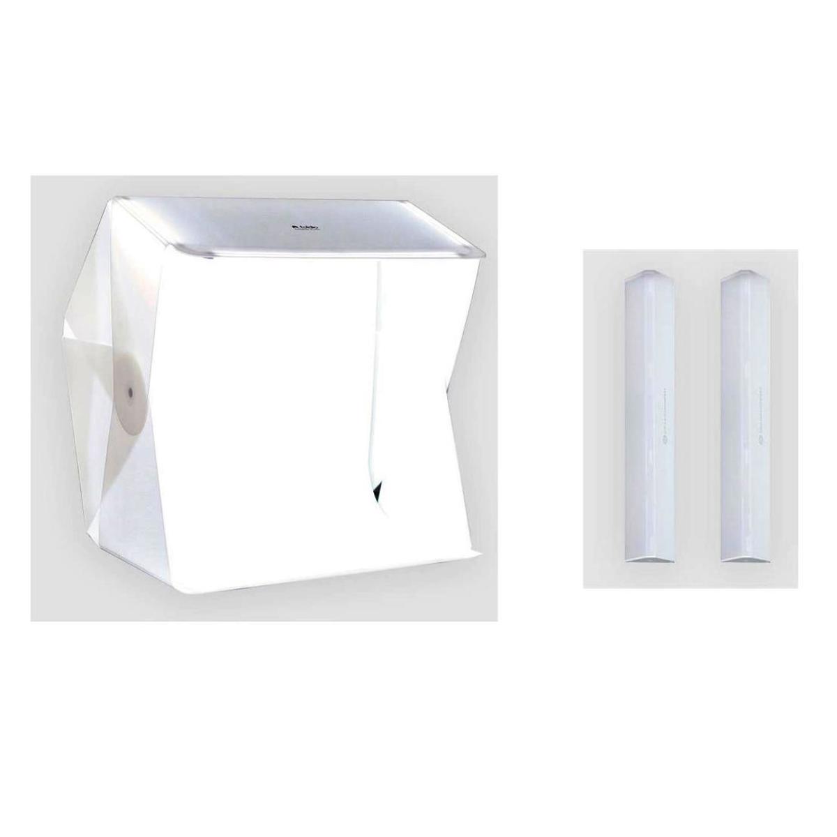 

OrangeMonkie Foldio3 Portable Studio 25" Shooting Tent W/Halo-Bar Lighting Bar 2