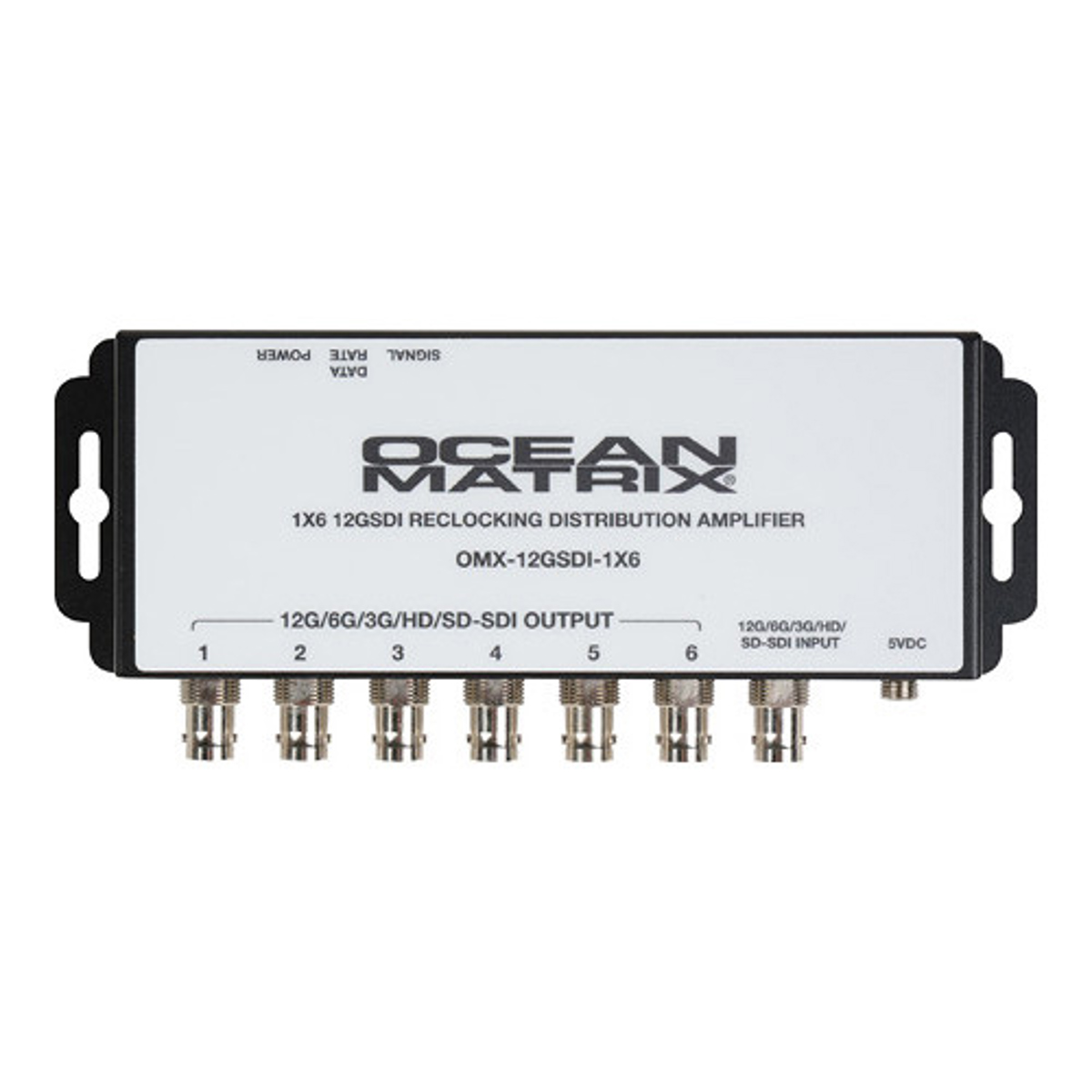 

Ocean Matrix 12G-SDI UHD Reclocking 1x6 Distribution Amplifier