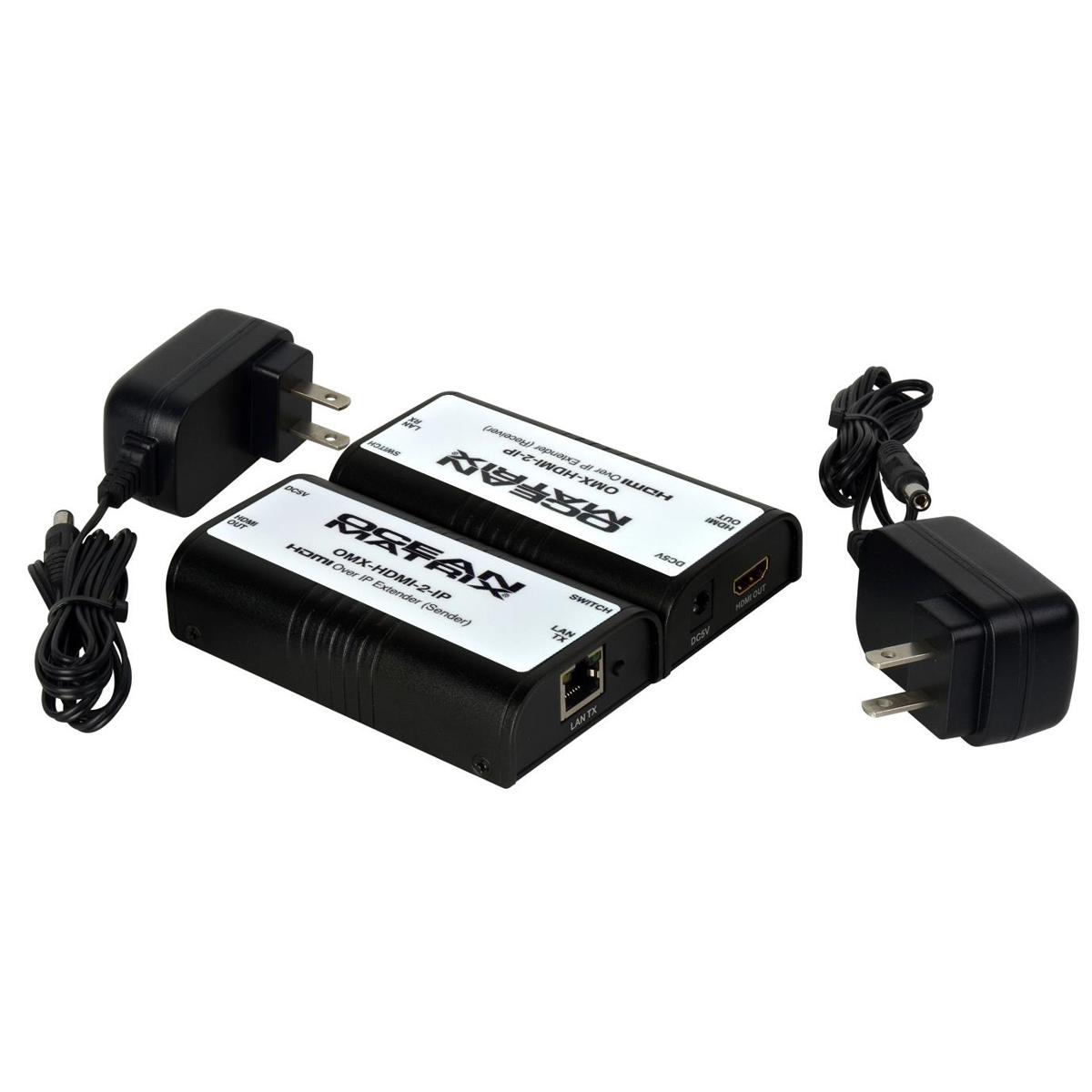 

Ocean Matrix OMX-HDMI-2-IP HDMI Over IP Extender/HDMI to CAT5/CAT6 Converter