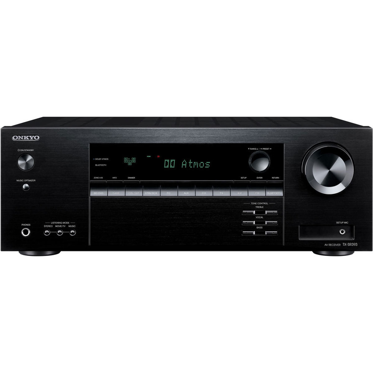 

Onkyo TX-SR393 5.2-Channel A/V Receiver, 80W at 8 Ohms