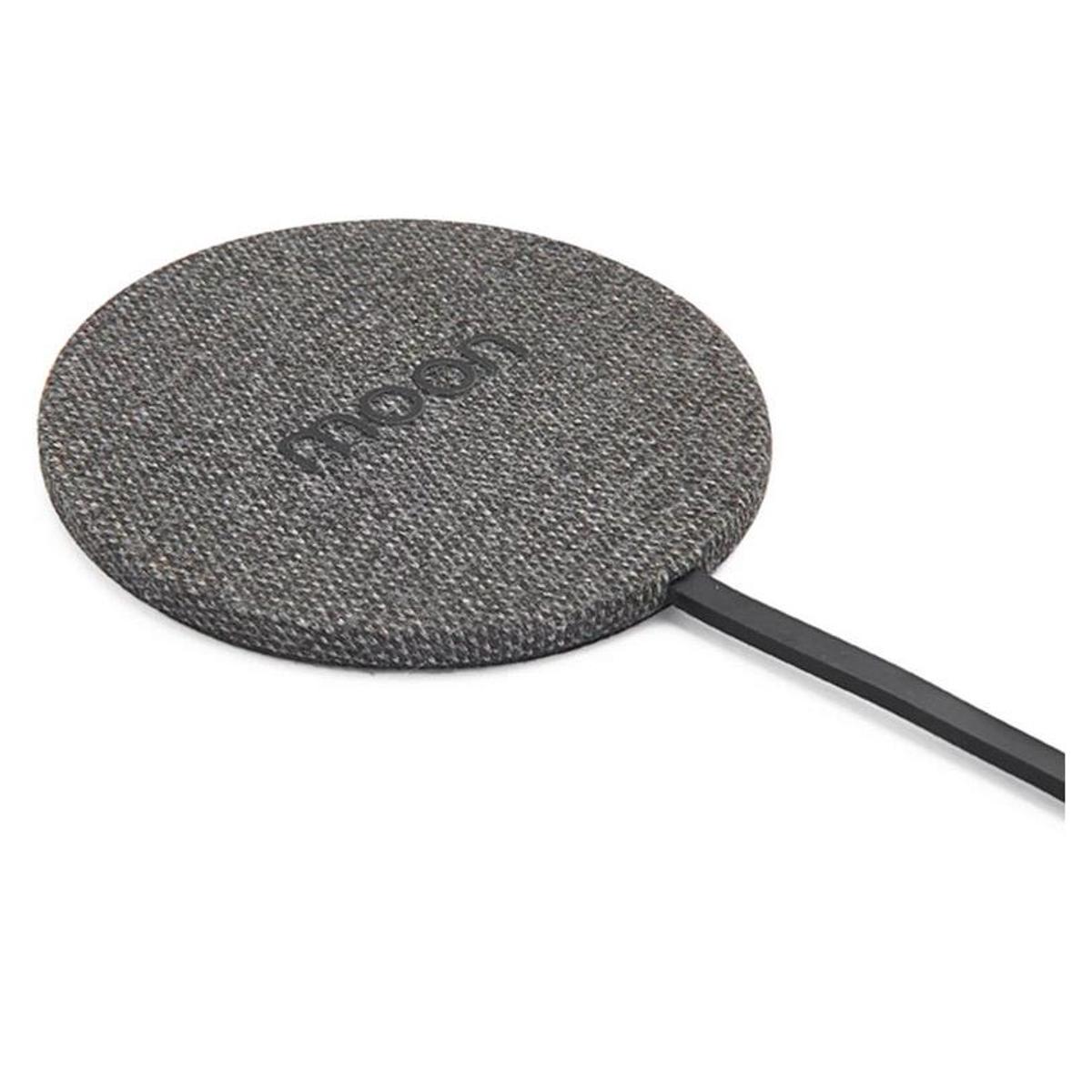 

Orbit Moon Wireless Charger, Black Fabric