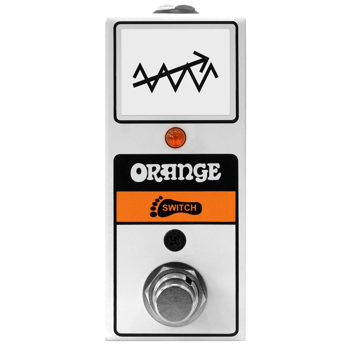 Image of Orange Single Button Mini Footswitch