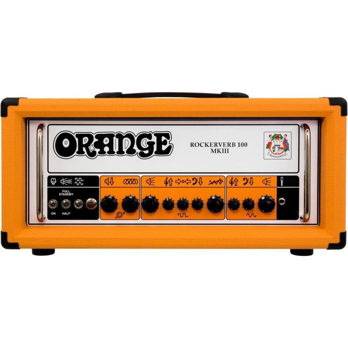 

Orange Rockerverb 100 MKIII 100W 2-Channel Guitar Amplifier Tube Head, Orange