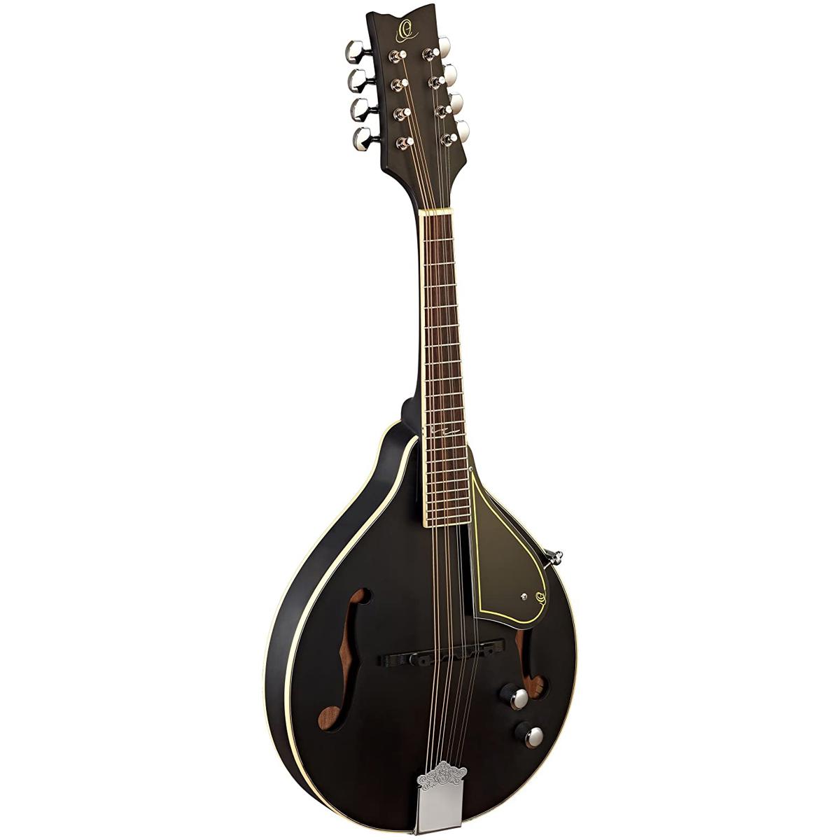 Ortega Guitars RMAE40S A-Style Series 8-String Mandoline, Black -  RMAE40SBK