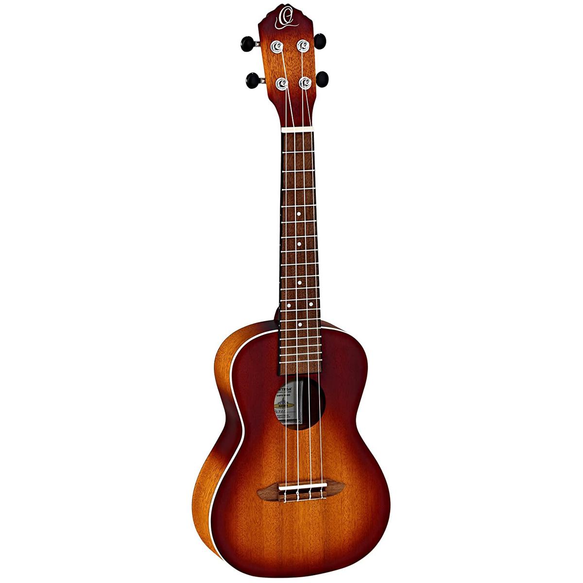 

Ortega Guitars RUDAWN Earth Series Concert Sized Acoustic Ukulele, Dawn Sunburst