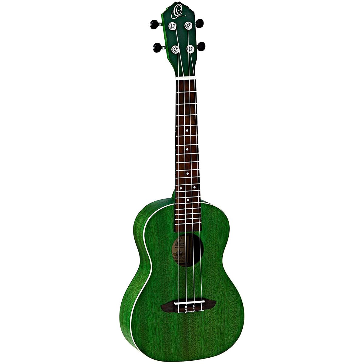

Ortega Guitars RUFOREST Earth Concert Sized Acoustic Ukulele, See Thru Green