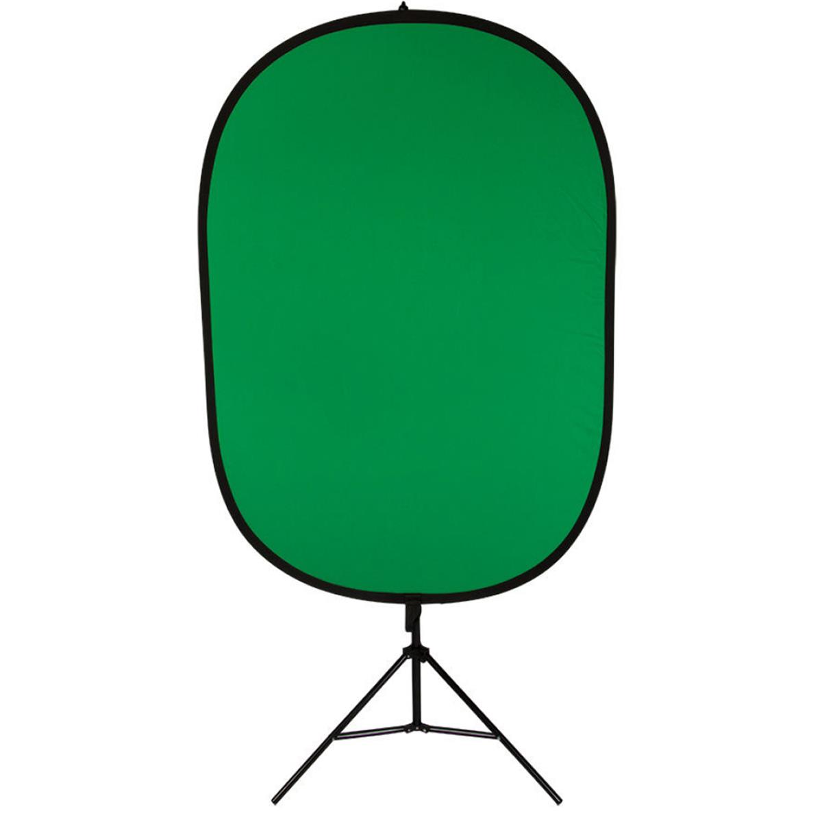 Image of On-Stage VSM3000 Green Screen Kit with Lighting Stand