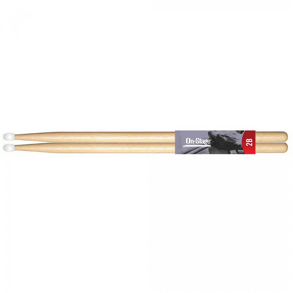Image of On-Stage ON-Stage AMH2BN American Made Hickory Drumsticks
