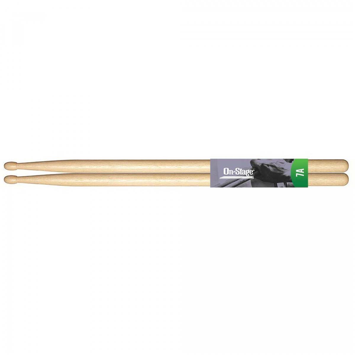 Image of On-Stage ON-Stage AMH7AW American Made Hickory Drumsticks
