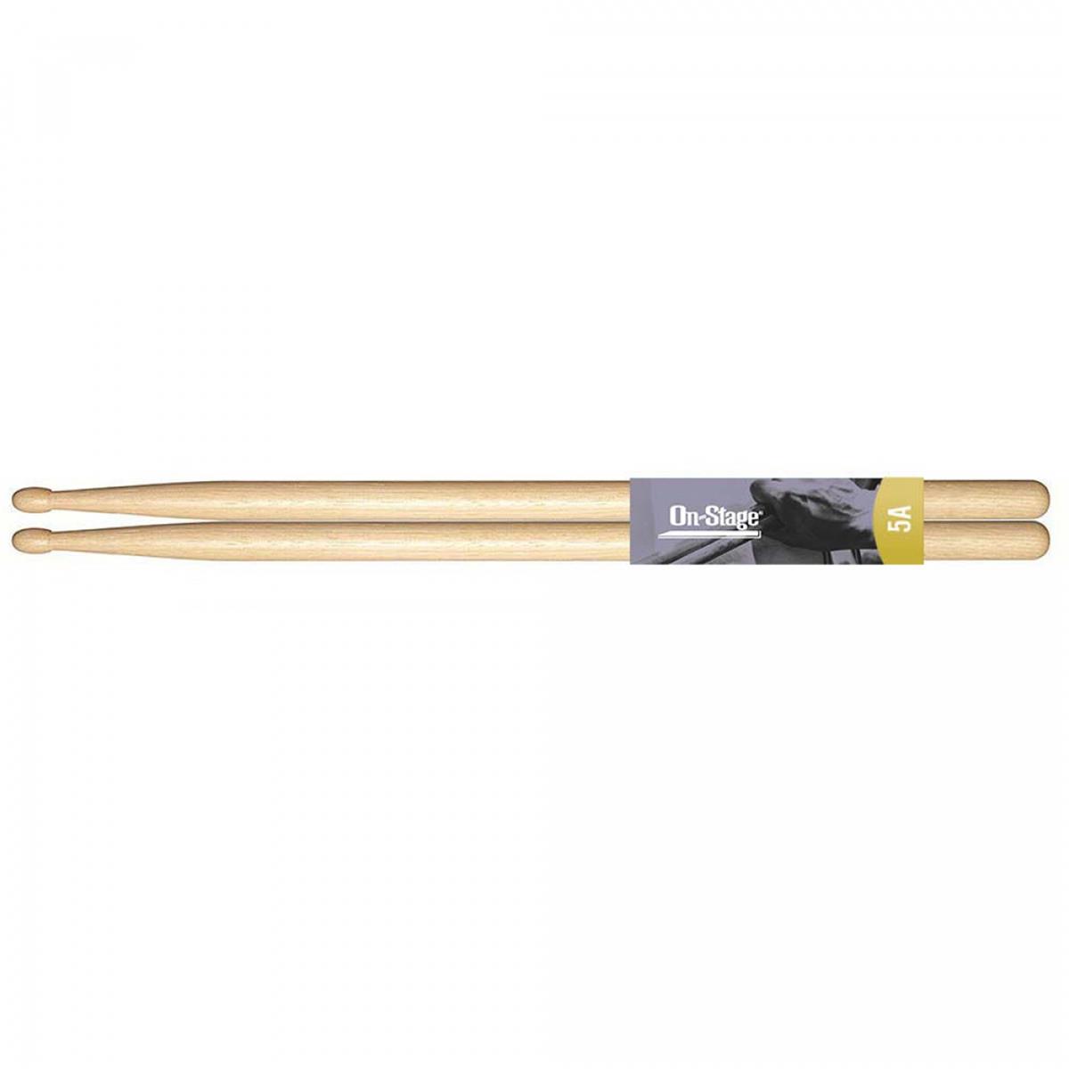 Image of On-Stage AMH5AW American Made Hickory Drumsticks