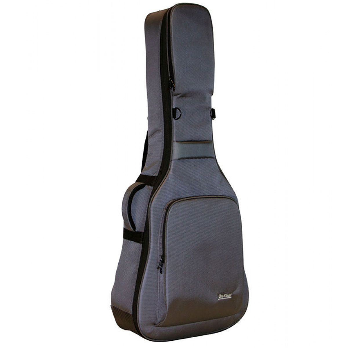 

On-Stage GBA4990 Deluxe Acoustic Guitar Gig Bag, Charcoal Gray