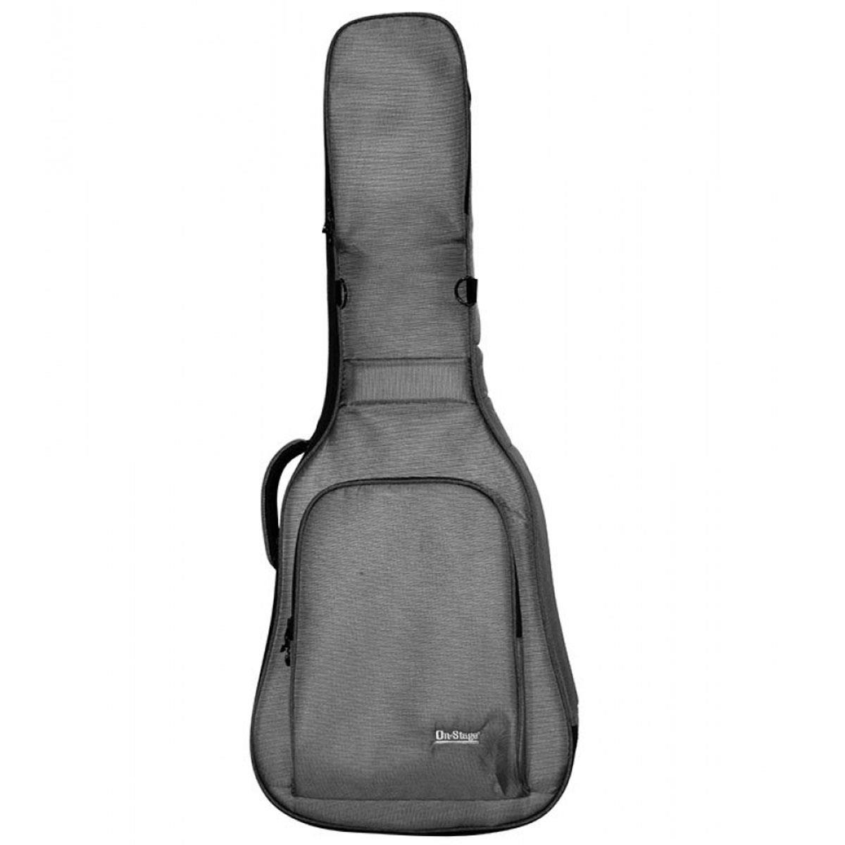 On-Stage GBC4990 Deluxe Classical Guitar Gig Bag, Charcoal Gray -  14580
