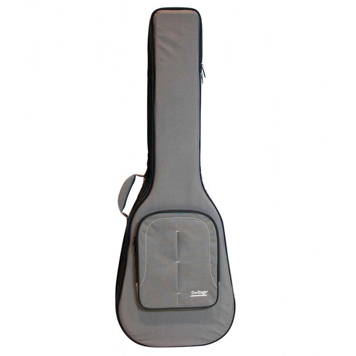 On-Stage GHB7550 Hybrid Bass Guitar Gig Bag, Charcoal Gray -  14582