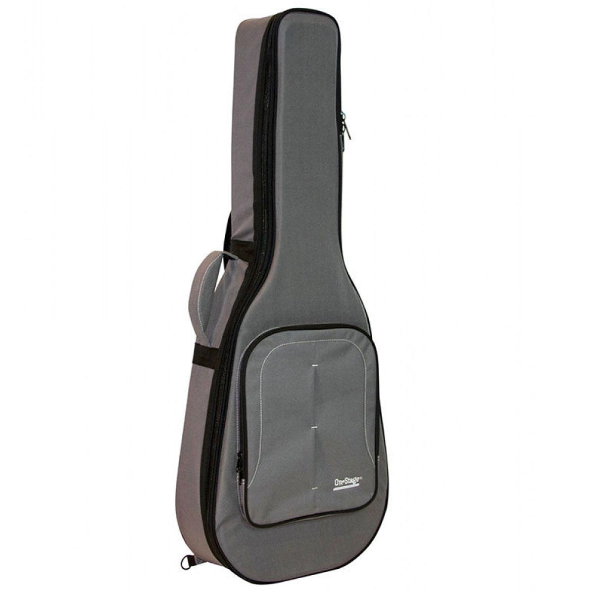 On-Stage GHE7550 Hybrid Electric Guitar Gig Bag, Charcoal Gray -  14581