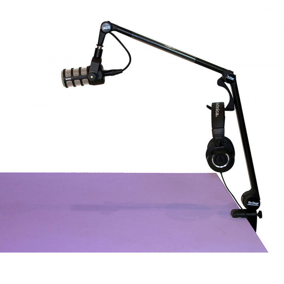 

On-Stage MBS9500 Microphone Boom Arm with 20' XLR Cable, Black