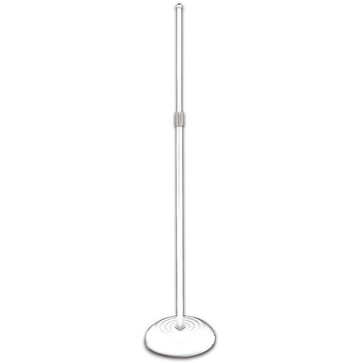

On-Stage MS7201QTRW Quarter-Turn Round Base Mic Stand, White