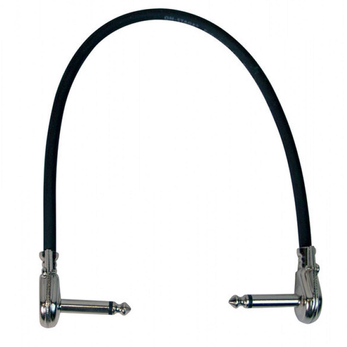 

On-Stage 1' Patch Cable with Pancake Connectors, Black