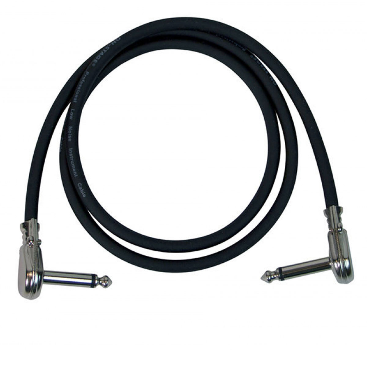 

On-Stage 3' Patch Cable with Pancake Connectors, Black