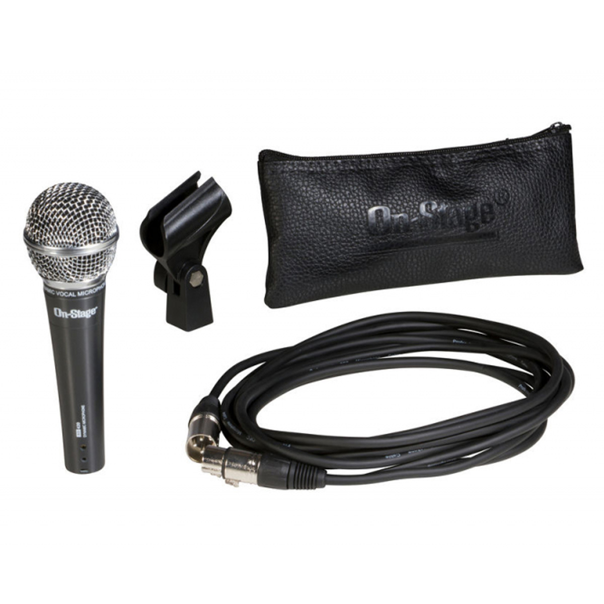 

On-Stage On Stage AS420V2 Hyper Cardioid Dynamic Handheld Microphone with 20' XLR Cable