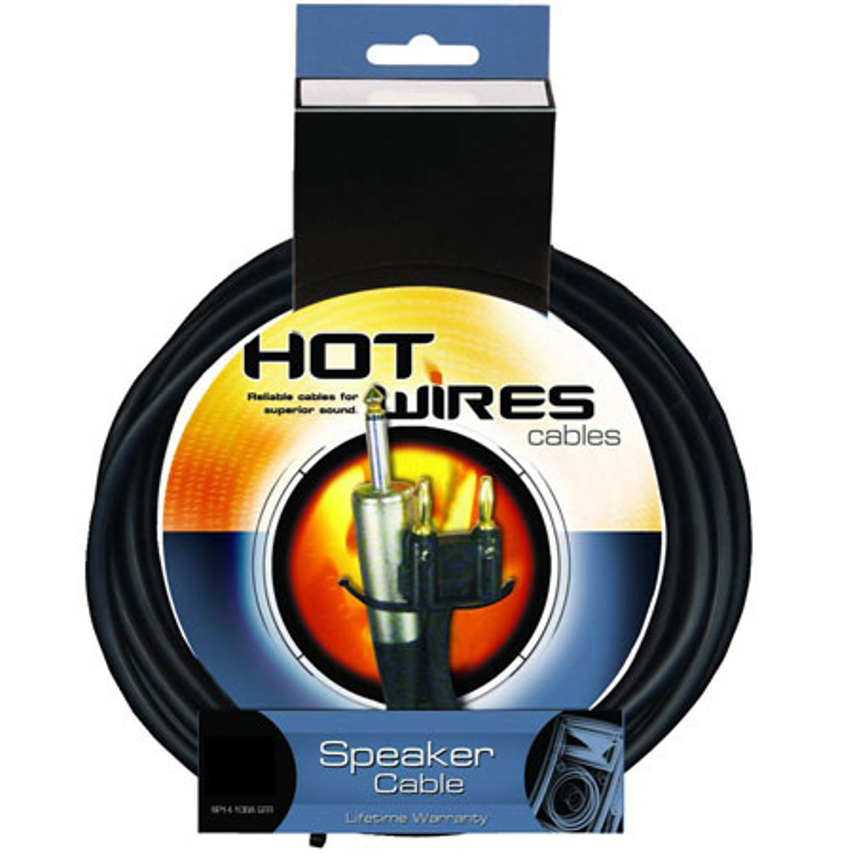 

On-Stage SP14-10BAQTR 14AWG Speaker Cable, 10', Banana-QTR
