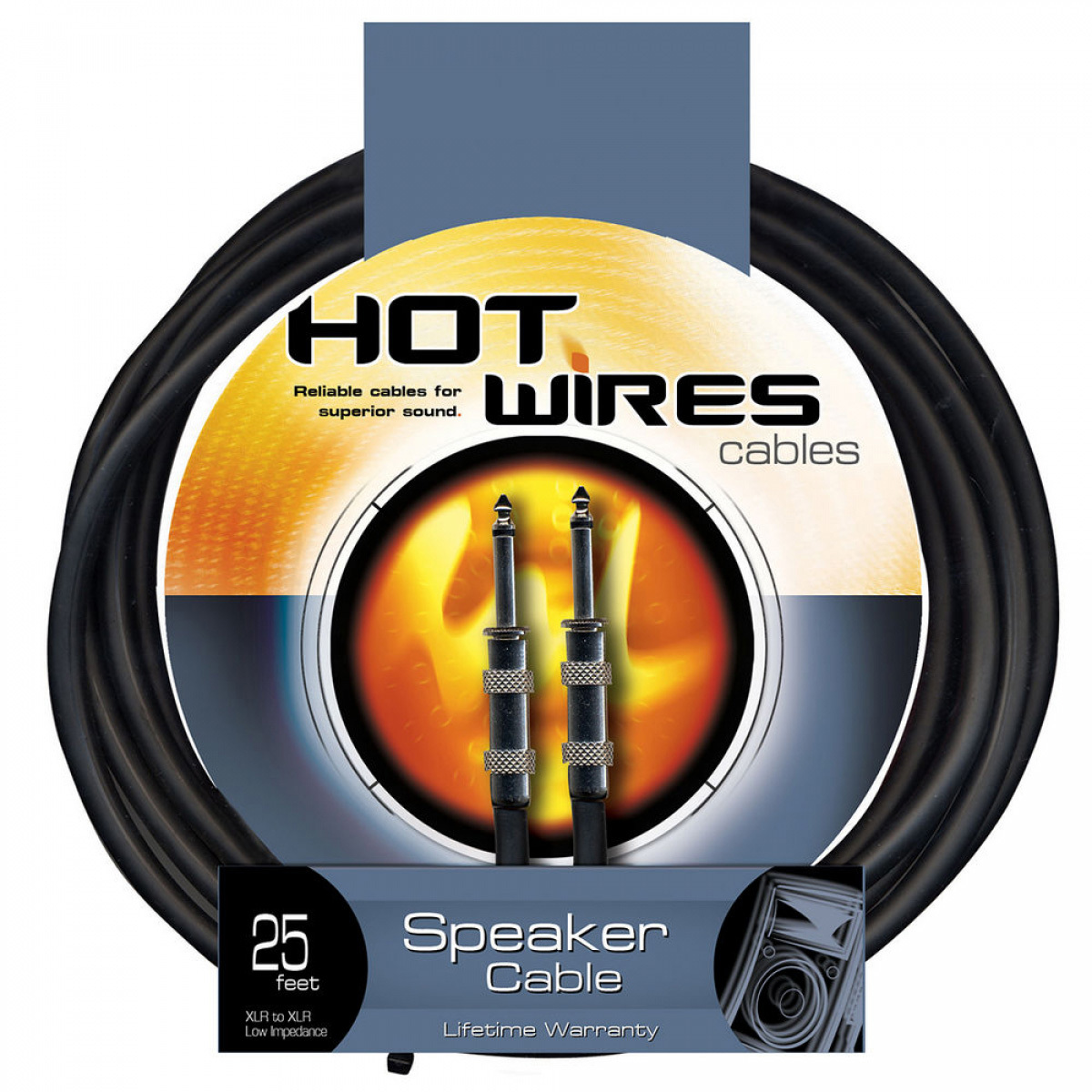 

On-Stage SP14-25SQ Speakon Cable with Neutrik Connectors, 25', NL2 to 1/4"