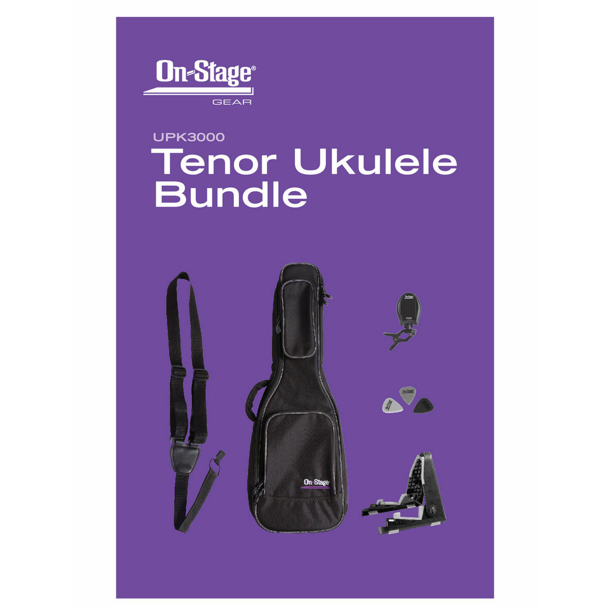 

On-Stage UPK3000 Tenor Ukulele Accessories Bundle