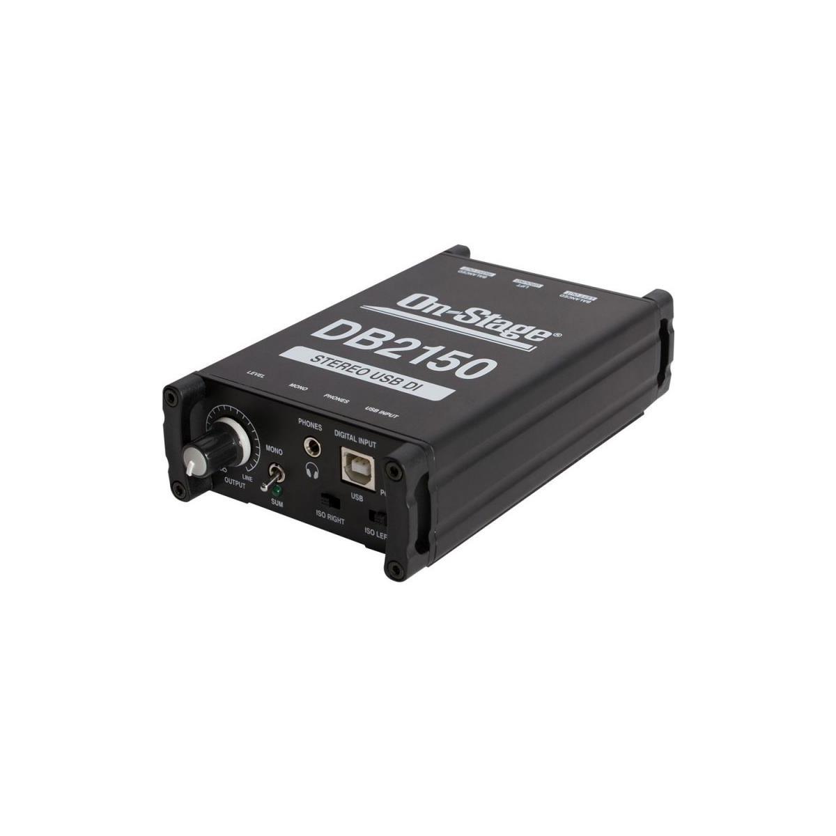 Image of On-Stage DB2150 Stereo USB DAC Direct Box