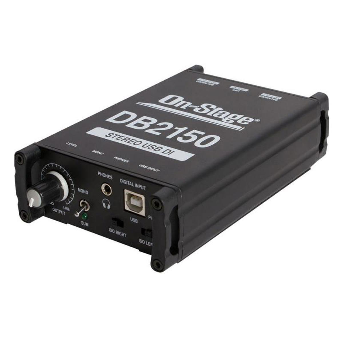 Image of On-Stage DB2150 Stereo USB DAC Direct Box