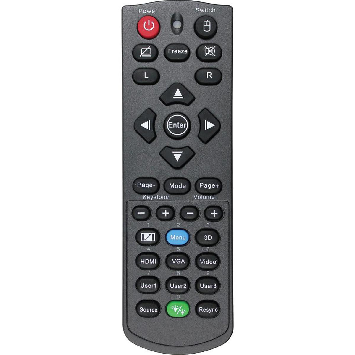 

Optoma J8947-0384-00 IR Remote Control